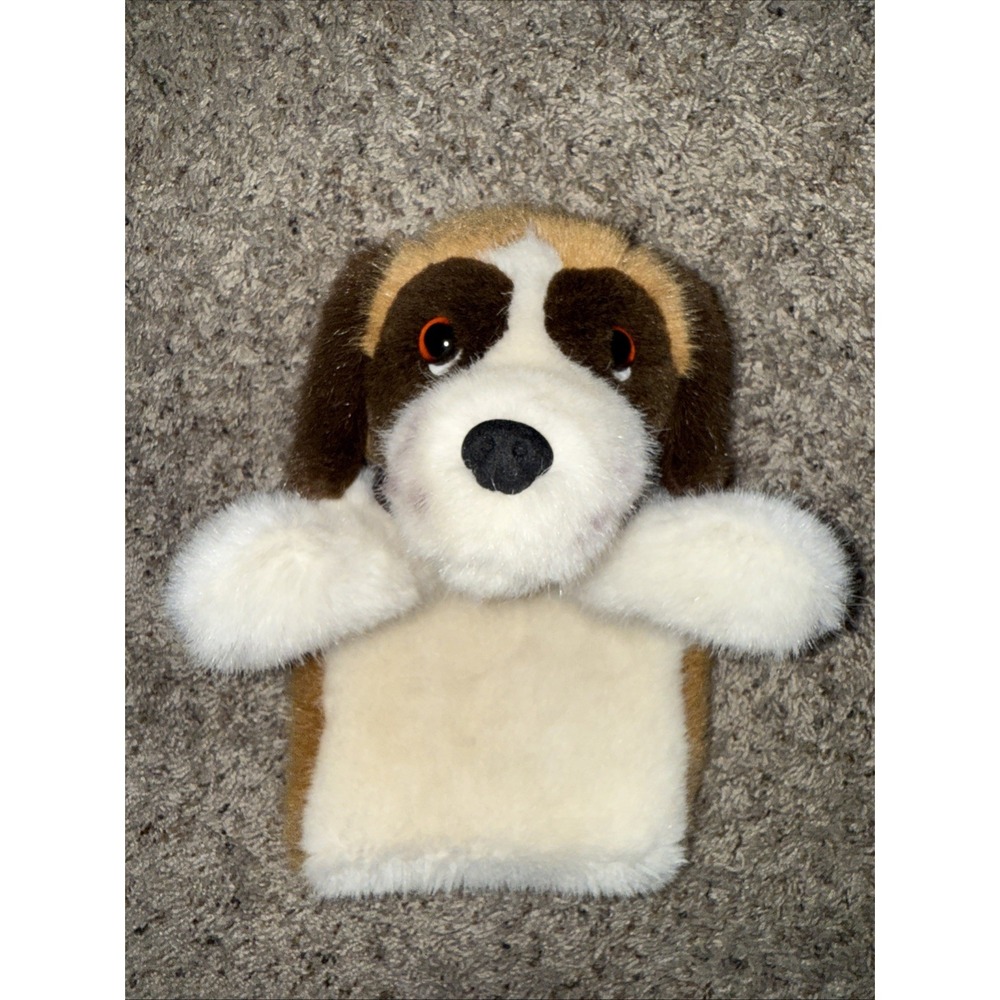 Vintage 90s‎ Dakin Beethoven Movie Dog Plush Puppet St. Bernard Stuffed Animal